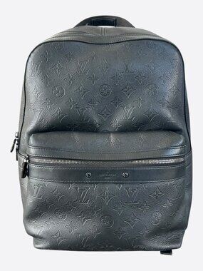 Louis Vuitton Black Shadow Monogram Sprinter Backpack